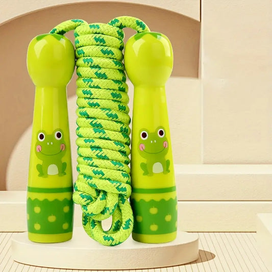 Kids Jump Rope with Cartoon Handles – Green