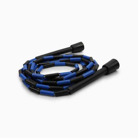 Black Beaded Jump Rope for Cardio Training – 9ft Nylon