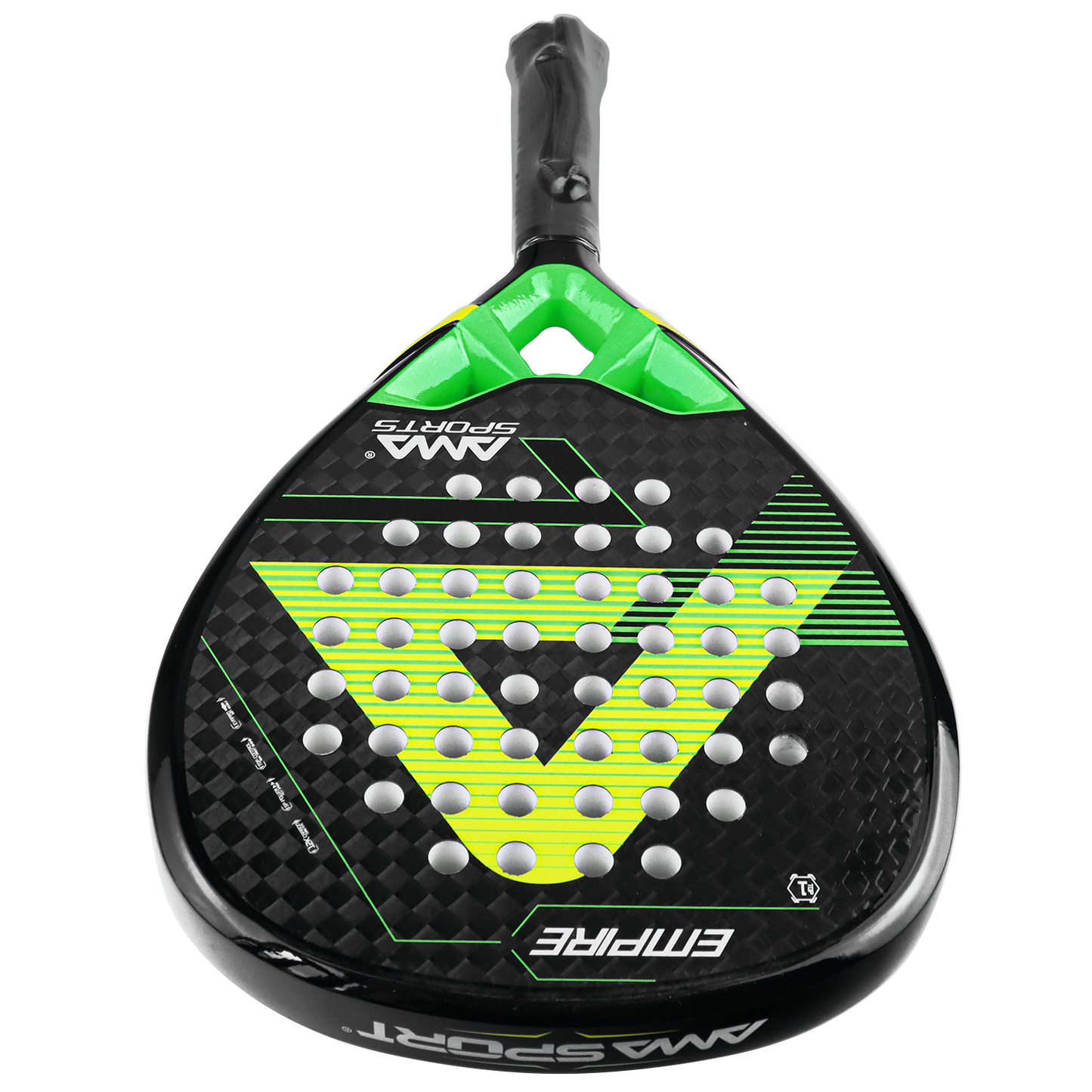 AMA Sport P90 Empire Padel Racket 12K Carbon Diamond Shape Green