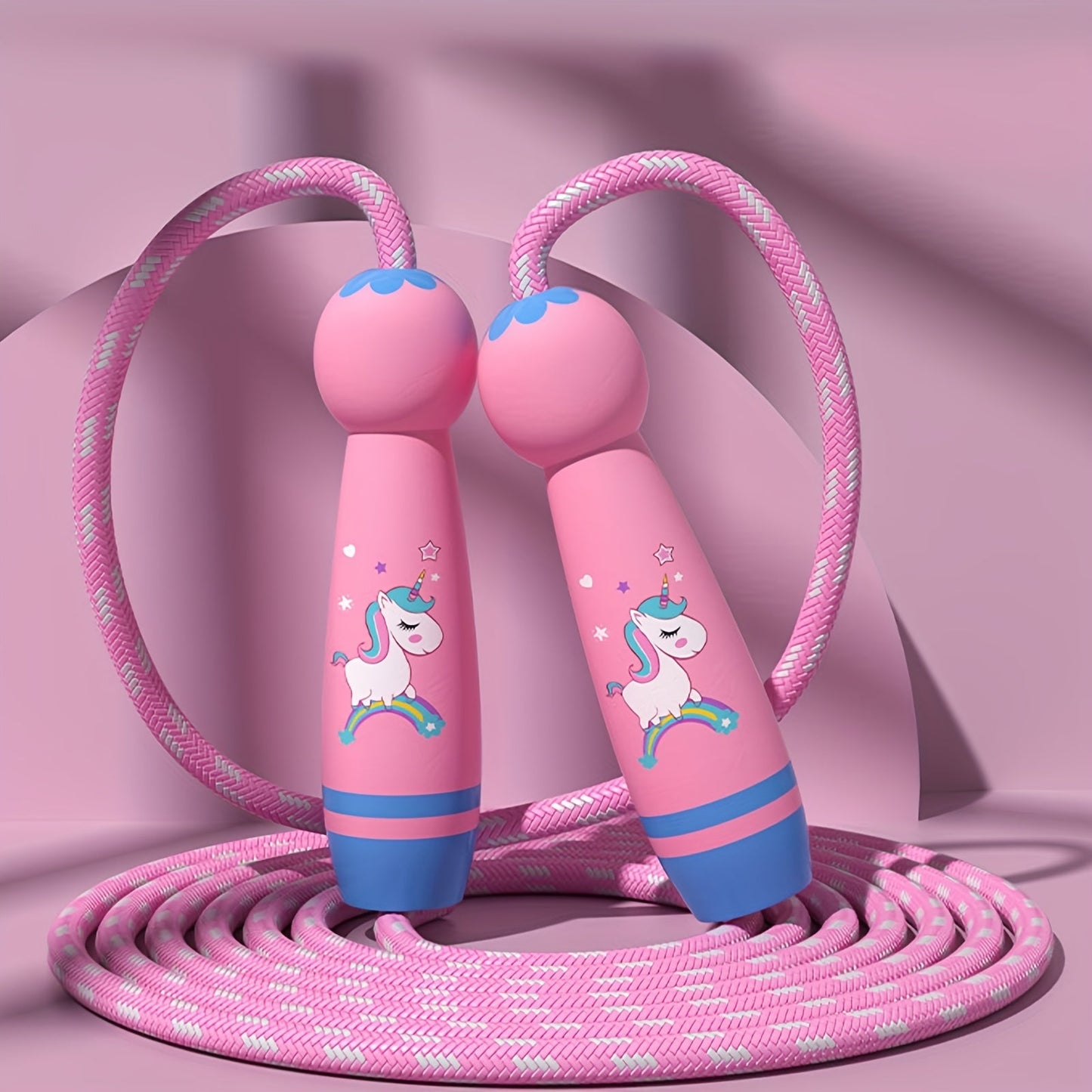 Red Kids Jump Rope with Handles