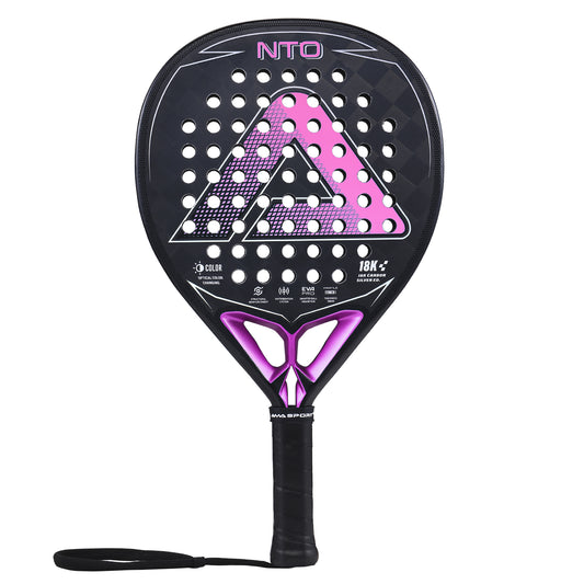 AMA Sport NTO JP89 Padel Racket 18K Carbon Diamond Shape Pink
