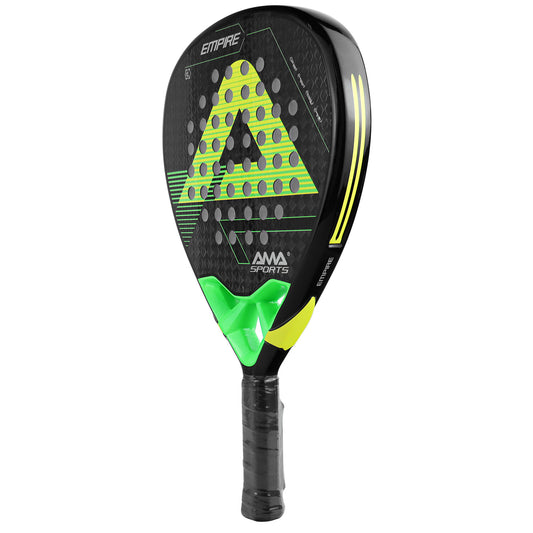 AMA Sport P90 Empire Padel Racket 12K Carbon Diamond Shape Green