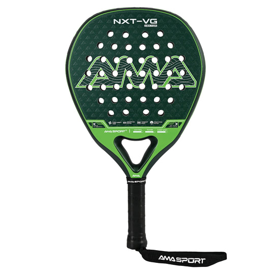 AMA Sport NXT-VG VEKTOR Padel Racket T700 Carbon Teardrop Shape Green