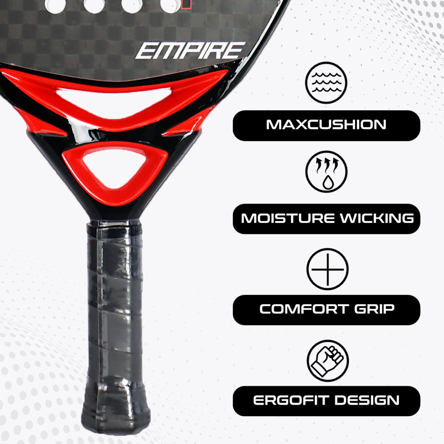 AMA Sport P78 Top 1 Padel Racket 12K Carbon Diamond Shape