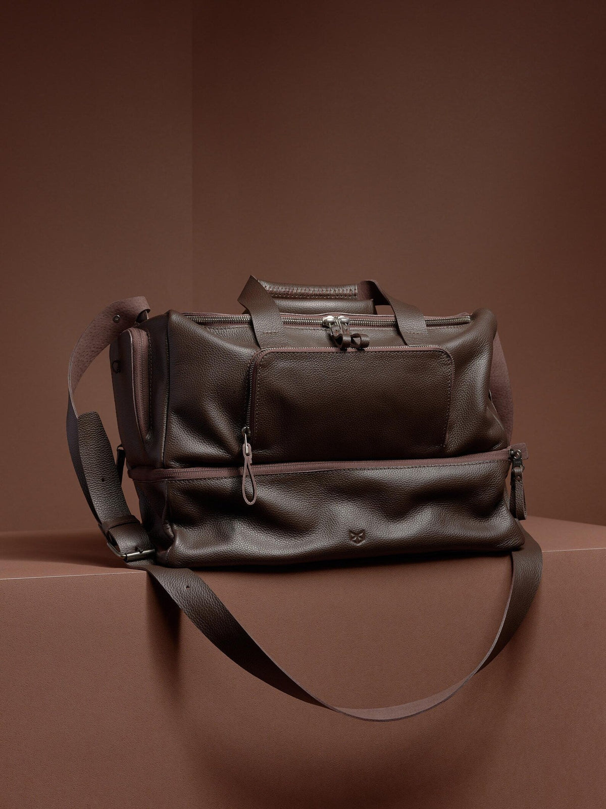 Leather Sport Bag | Gym Carryall