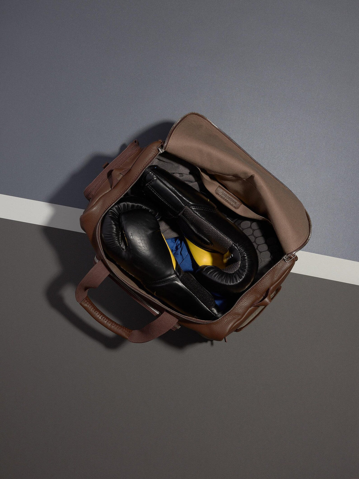 Leather Sport Bag | Gym Carryall