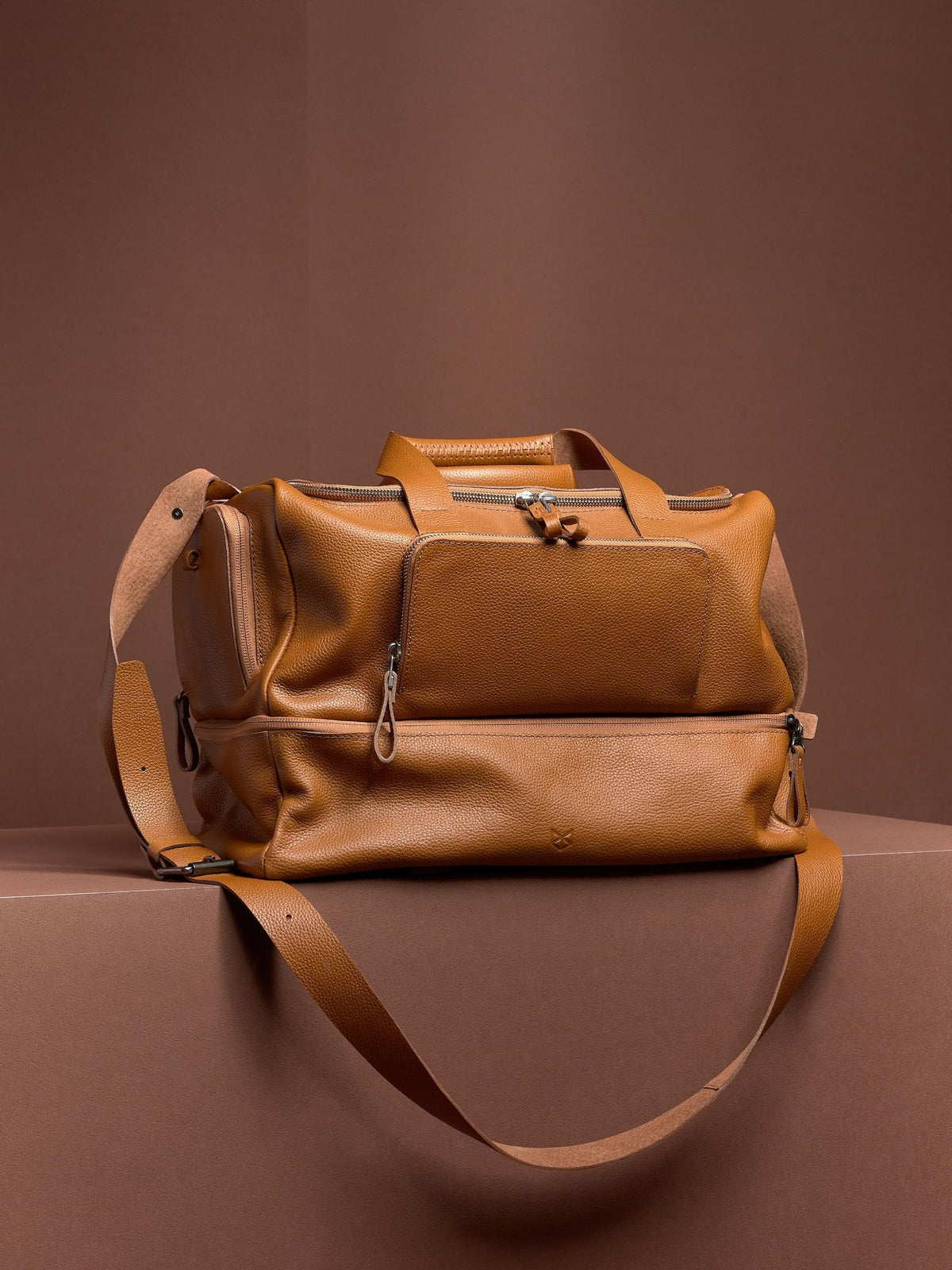 Leather Sport Bag | Gym Carryall
