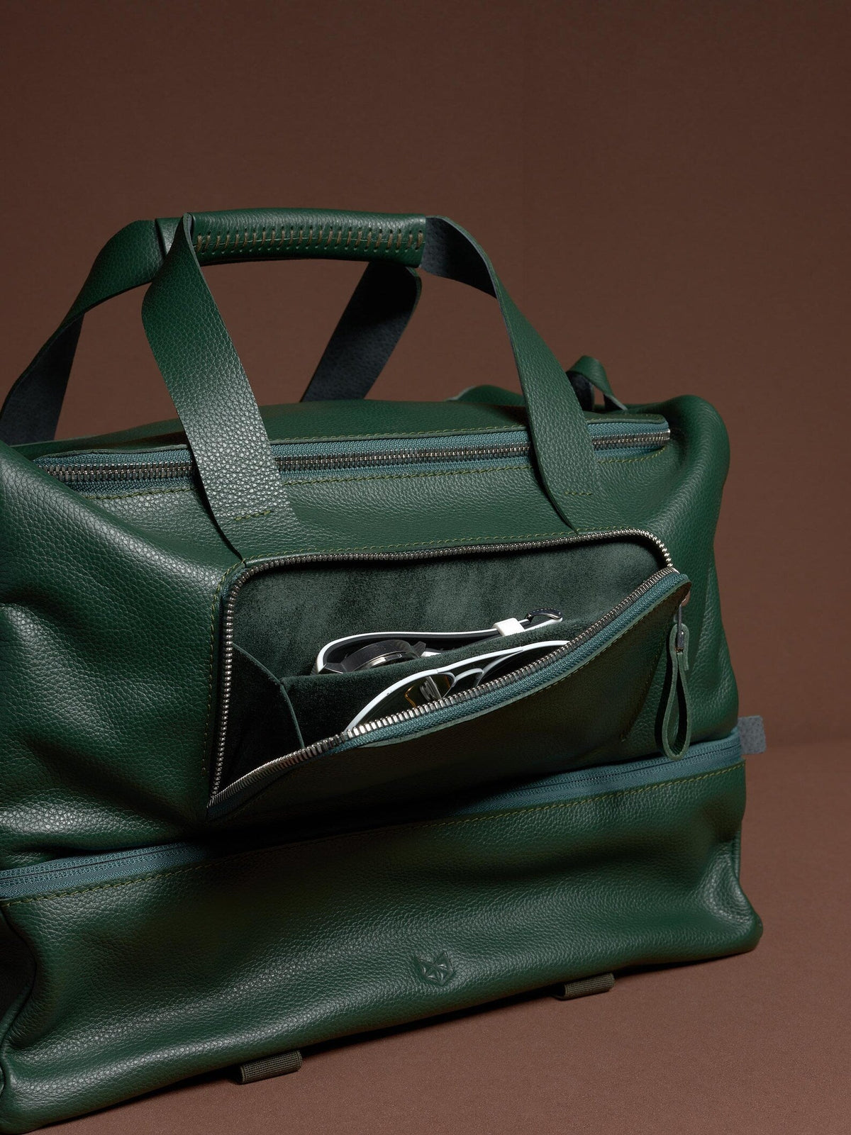 Leather Sport Bag | Gym Carryall