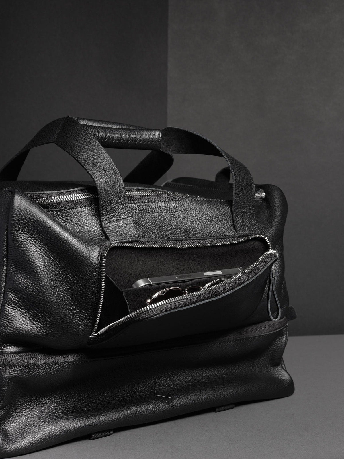 Leather Sport Bag | Gym Carryall