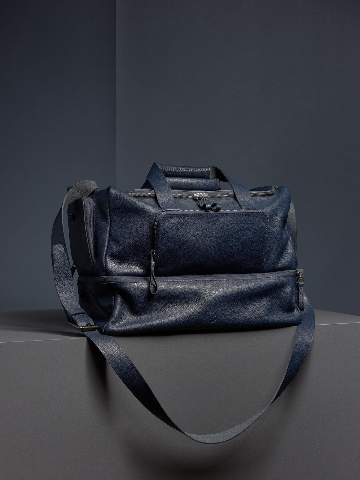 Leather Sport Bag | Gym Carryall
