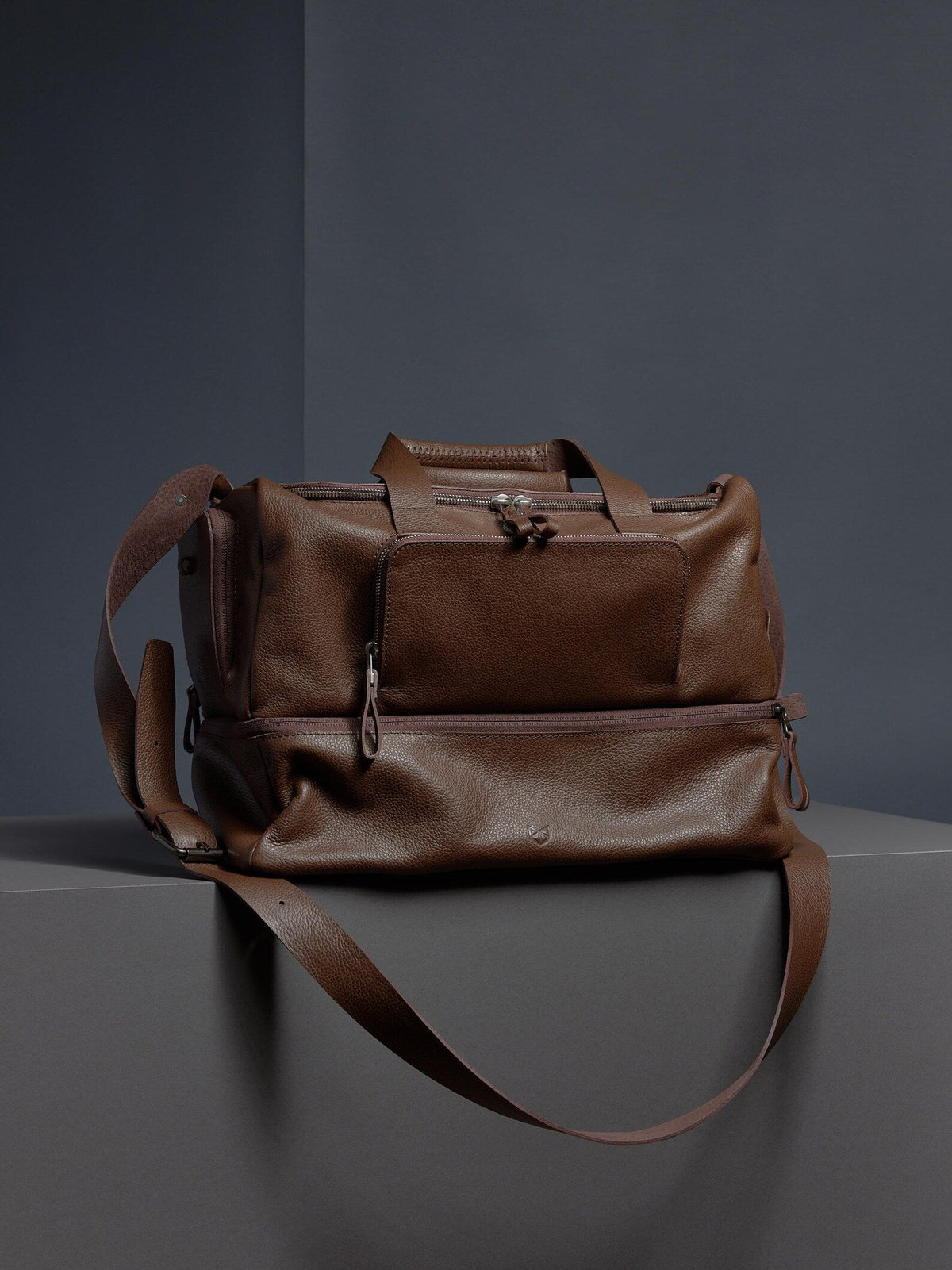 Leather Sport Bag | Gym Carryall