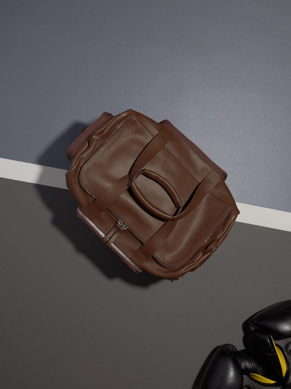 Leather Sport Bag | Gym Carryall